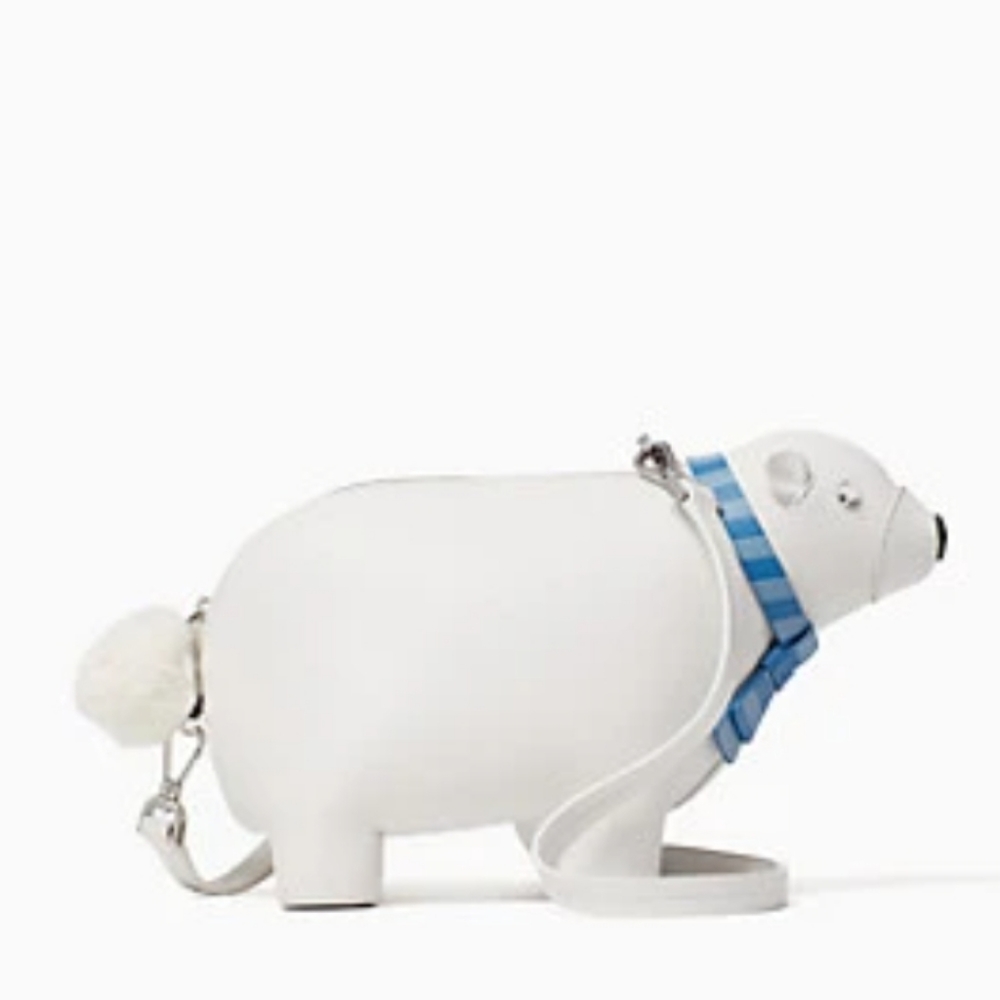 🥳FINAL PRICE👍🐻‍❄️♠️NWT‼️Kate Spade Other Artic Friends Polar Bear Crossbody - Picture 5 of 9